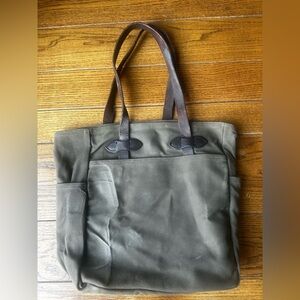 Filson Olive Green Tote Bag